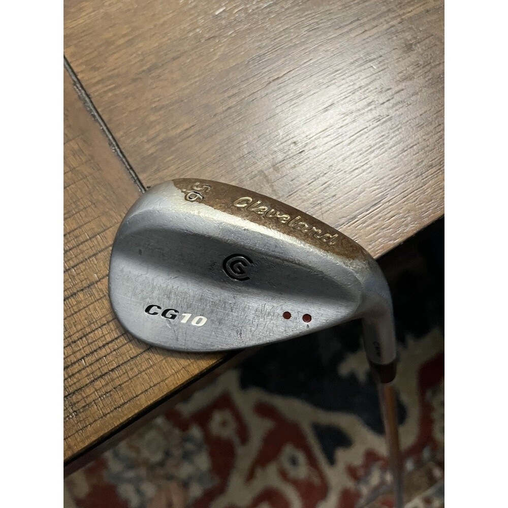 Cleveland CG10 Chrome 56 Sand Wedge 2-Dot CMM Steel Shaft Wedge Flex RH Raw